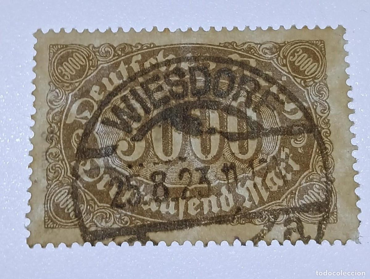 Sellos: M254a Imperio alem&aacute;n 1923 firmado Inflaberlin error de placa IV