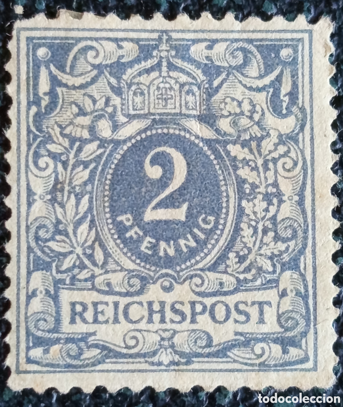 Sellos: Alemania Imperio 1900 Sello Corona &Aacute;guila 2pf MNH Europa (Michel #53 / Reichspost)