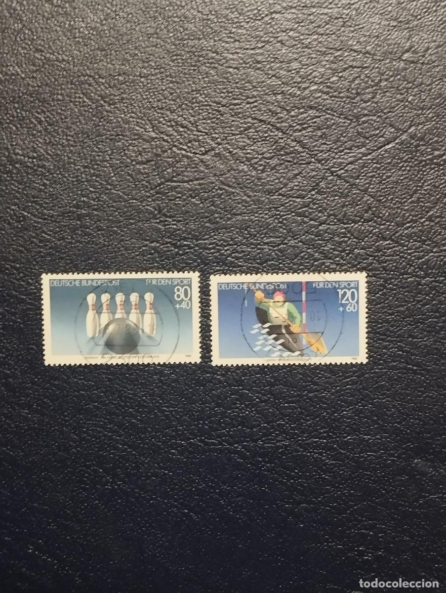 Sellos: 28.09/ Alemania Federal.1985. Serie completa en usado