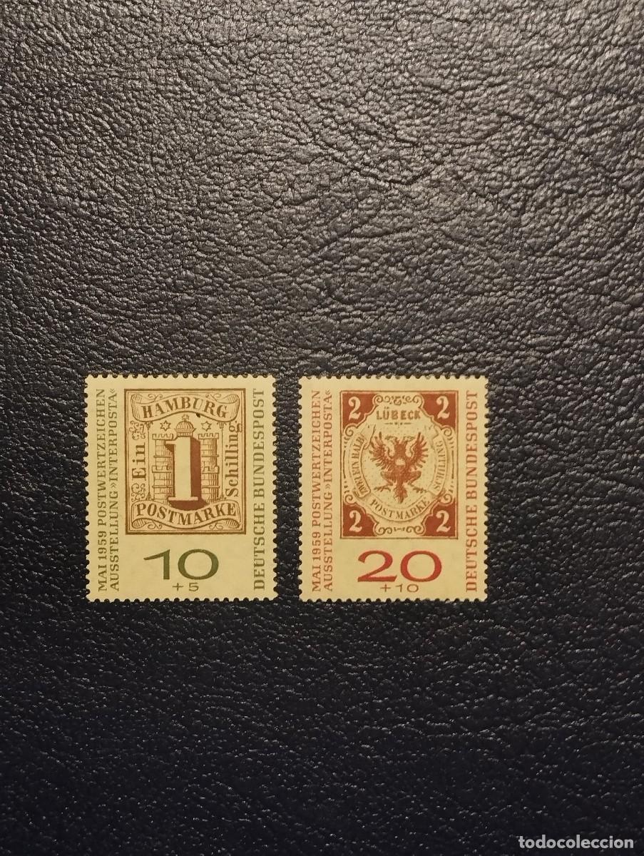 Sellos: 28.09/ Alemania Federal.1959. Serie completa en nuevo