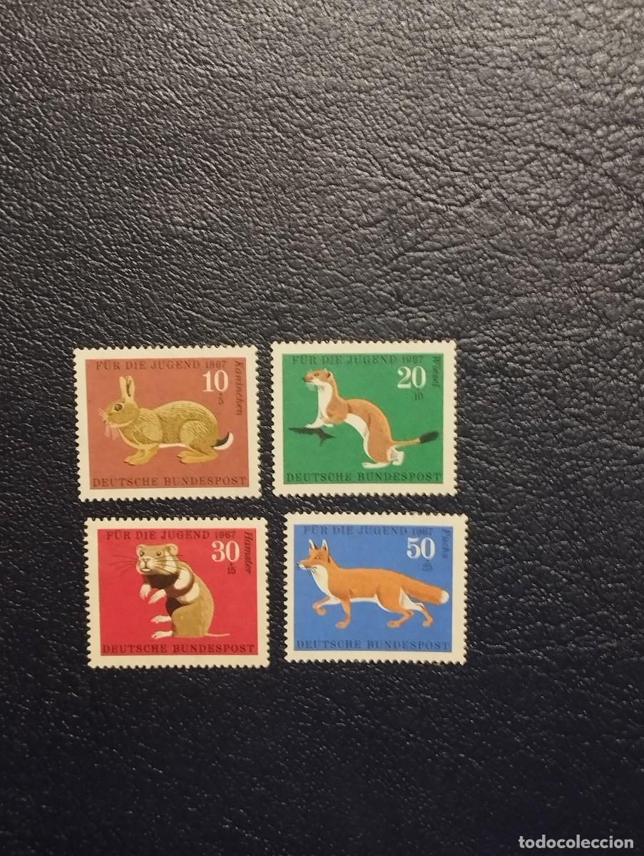 Sellos: 28.09/ Alemania Federal.1967. Serie completa en nuevo