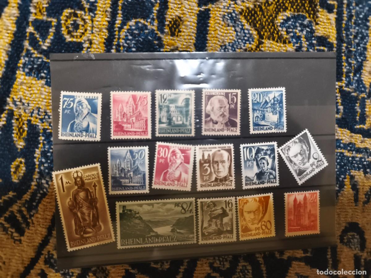 Selos: 15 sellos nuevos de Renania