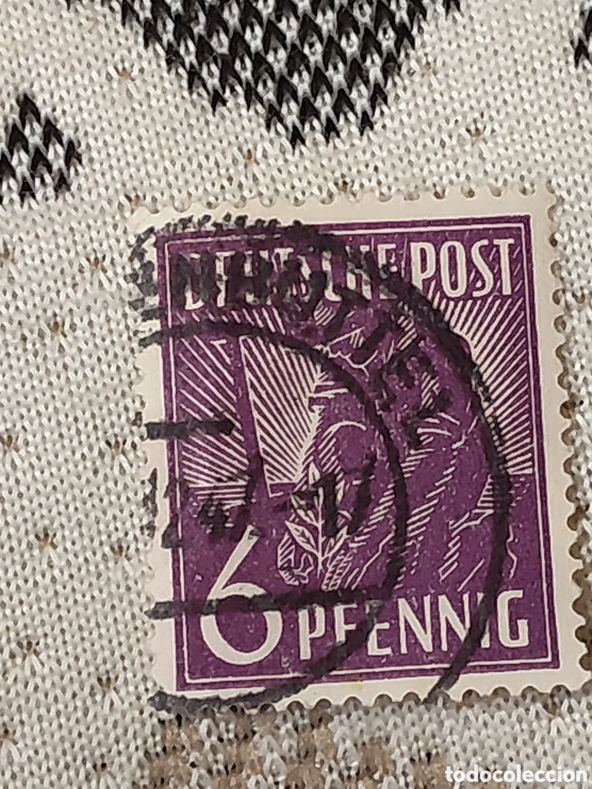 Stamps: Sello alem&aacute;n Deutches Post zona de la ocupaci&oacute;n Alemana de la posguerra 1946-48