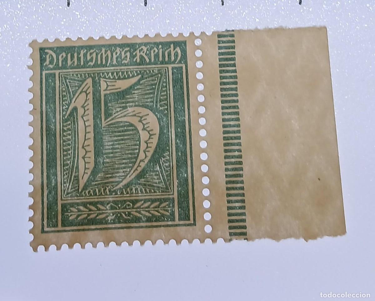 Sellos: Imperio alem&aacute;n 1921 M160 Borde de hoja