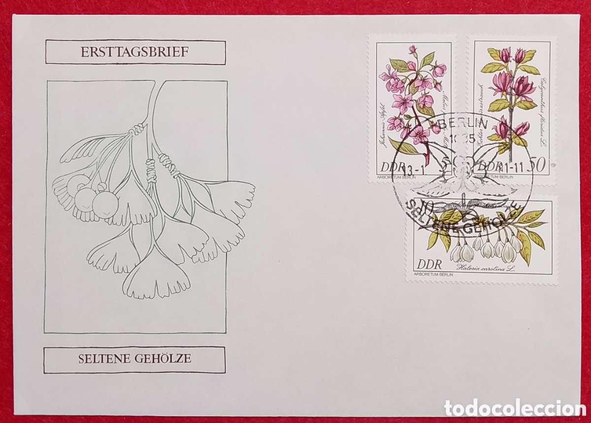 Sellos: Sobre de Primer D&iacute;a FDC Alemania Oriental DDR 1981, Serie Seltene