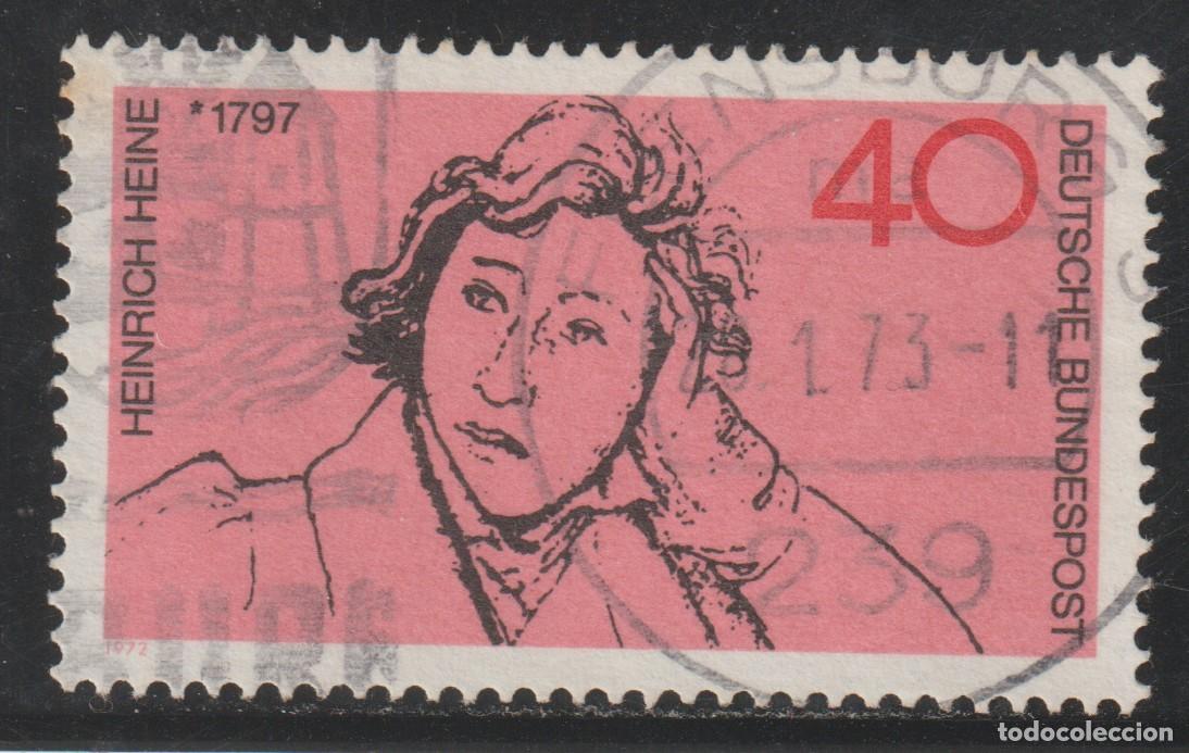 Sellos: ALEMANIA // YVERT 602 // 1972 ... USADO