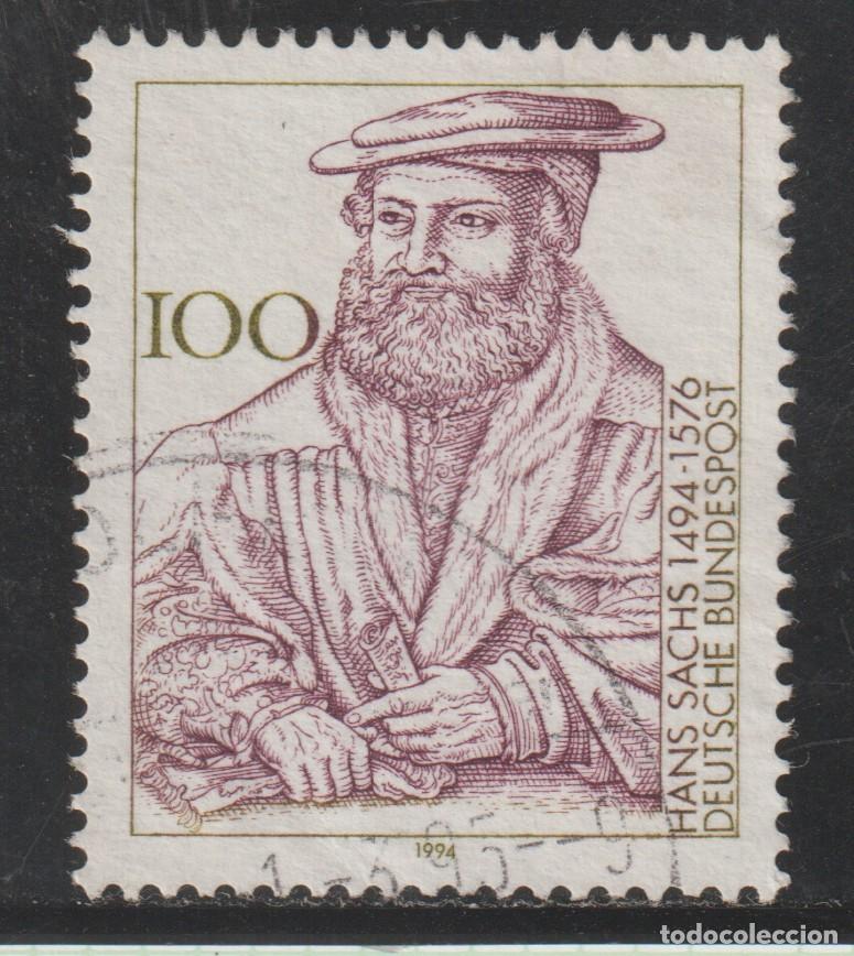 Sellos: ALEMANIA // YVERT 1595 // 1994 ... USADO