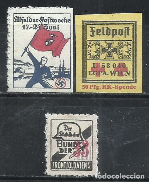 Sellos: 2834G-VI&Ntilde;ETAS 3&ordm; REICH 1935 CRUZ GAMADA ESVASTICA, SIN HACER APOLOG&Iacute;A, UN TROCITO DE HISTORIA.