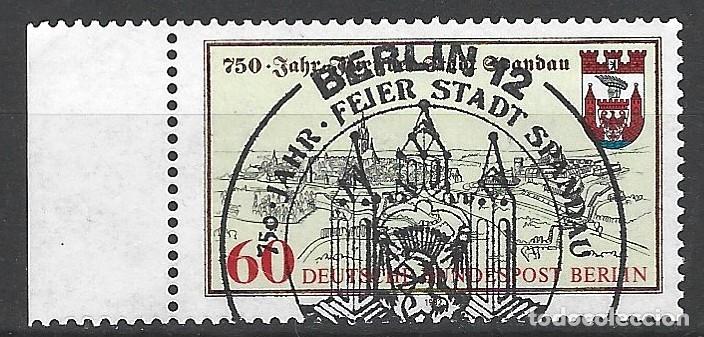 Sellos: ALEMANIA-BERL&Iacute;N - SELLO DE 1982 - 750.&ordm; ANIVERSARIO DE BERL&Iacute;N CON SELLO ESPECIAL, BORDE Y EL ADH