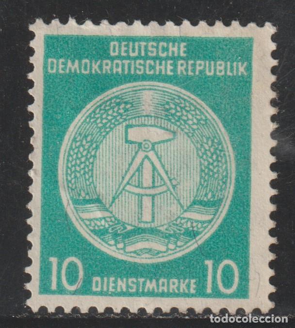 Sellos: ALEMANIA - RDA // YVERT 19 OFICIAL // 1955 ... USADO