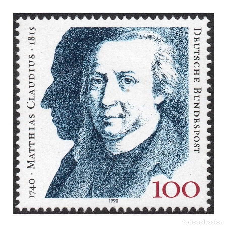 Sellos: Alemania 1990 [SLL] Matthias Claudius (MNH)