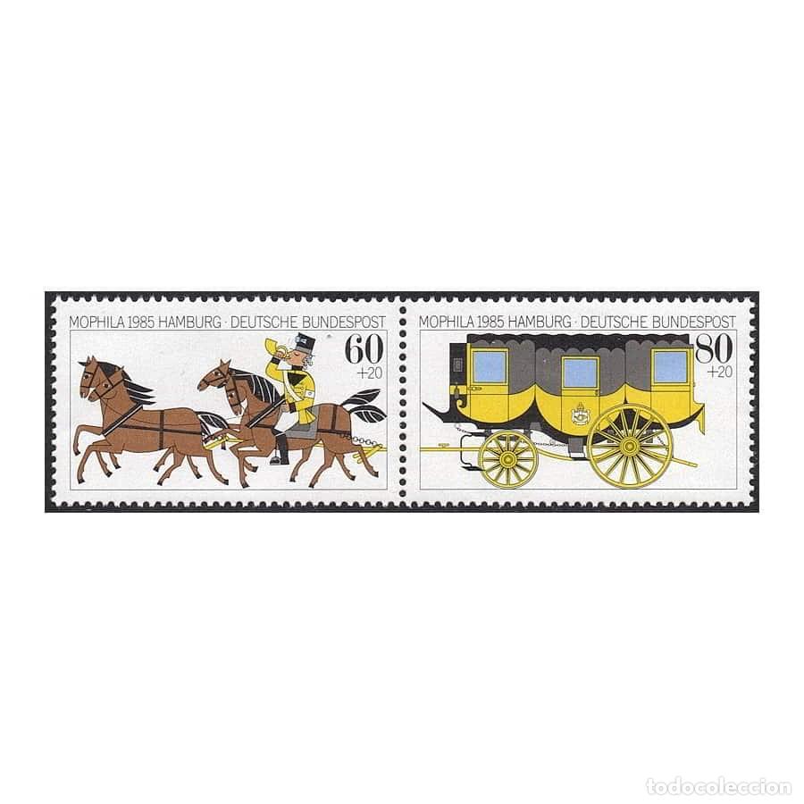 Sellos: Alemania 1985 [SLL] Exposici&oacute;n Filat&eacute;lica Mophila 85 Hamburgo (MNH)