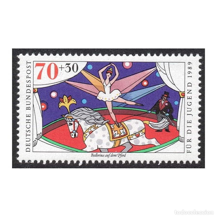Sellos: Alemania 1989 [SLL] Pro Juventud. El Circo. 70+30 PF (MNH)