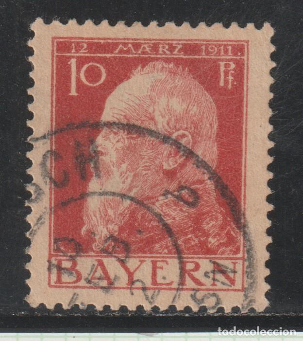 Sellos: ALEMANIA - BAVIERA // YVERT 78 // 1911 ... USADO