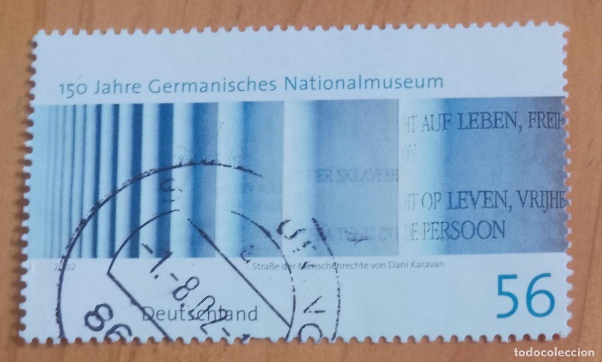Sellos: ALEMANIA - V/F 56 - A&Ntilde;O 2002 - 150 A&Ntilde;OS DEL MUSEO NACIONAL - VER DESCRIPCI&Oacute;N.