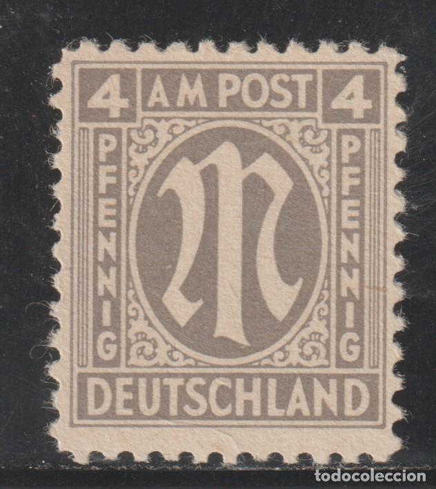 Sellos: ALEMANIA - ZONA ANGLOAMERICANA // YVERT 3 // 1945-46 ... NUEVO