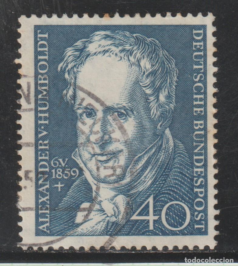 Sellos: ALEMANIA // YVERT 180 // 1959 ... USADO
