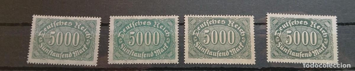 Sellos: Imperio alem&aacute;n 1922 M256a,b,c,d MNH