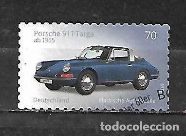 Sellos: 2016: Coches cl&aacute;sicos - Porsche 911 Targa (usado) autoadhesivo