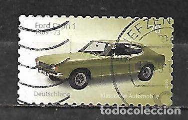 Sellos: 2016: Coches cl&aacute;sicos - Ford Capri 1 (usado) autoadhesivo