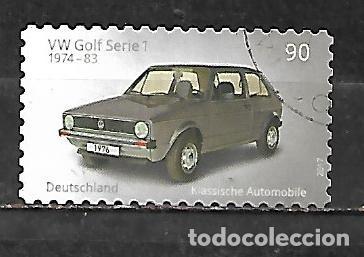 Sellos: 2017: Coches cl&aacute;sicos - VW Golf Serie 1, 1974 - 1983 (usado) autoadhesivo