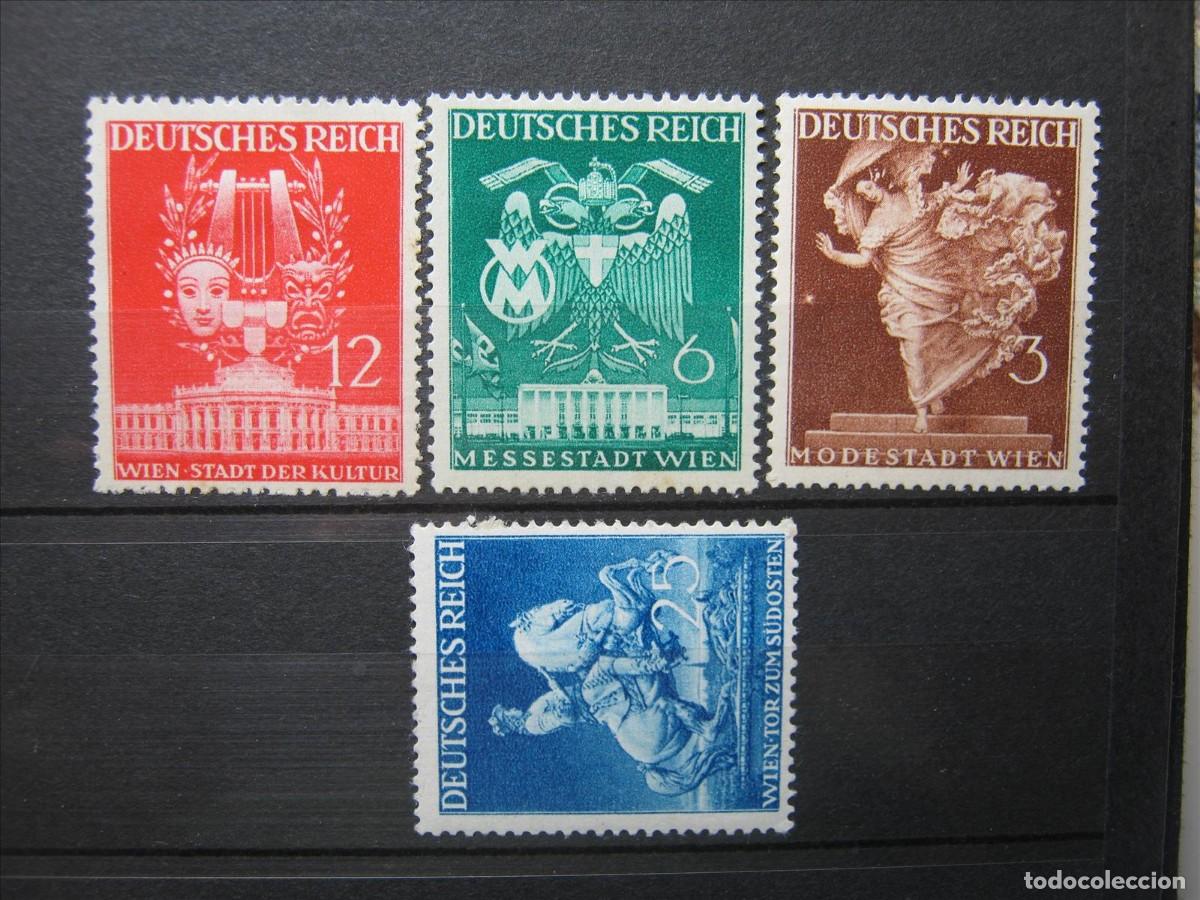 Stamps: ALEMANIA IMPERIO REICH 1941 SERIE YVERT 692/695 MH* LUJO.