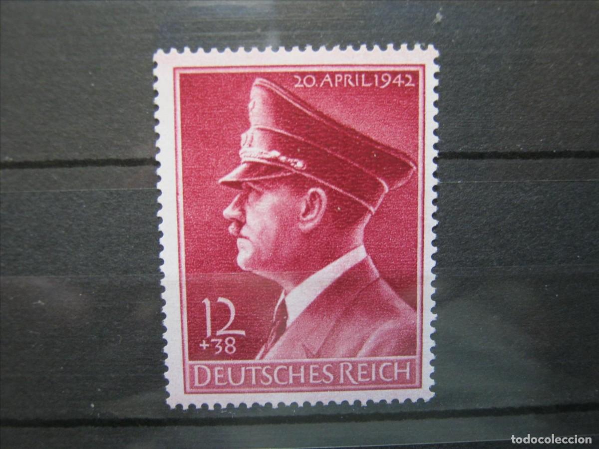 Timbres: ALEMANIA IMPERIO REICH 1942 SERIE YVERT 737 VLH* MUY LEVE RESTO DE CHARNELA LUJO.