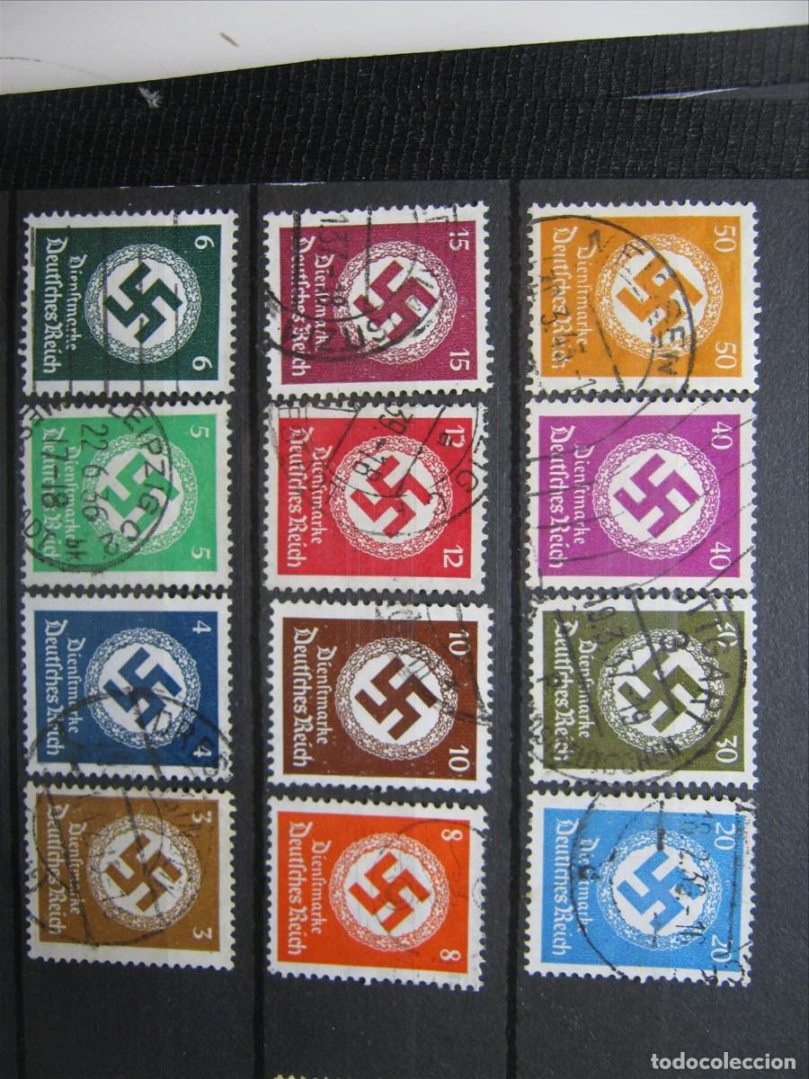 Timbres: ALEMANIA IMPERIO REICH 1934 SERVICIO SERIE YVERT 93/104 USADA PERFECTOS.