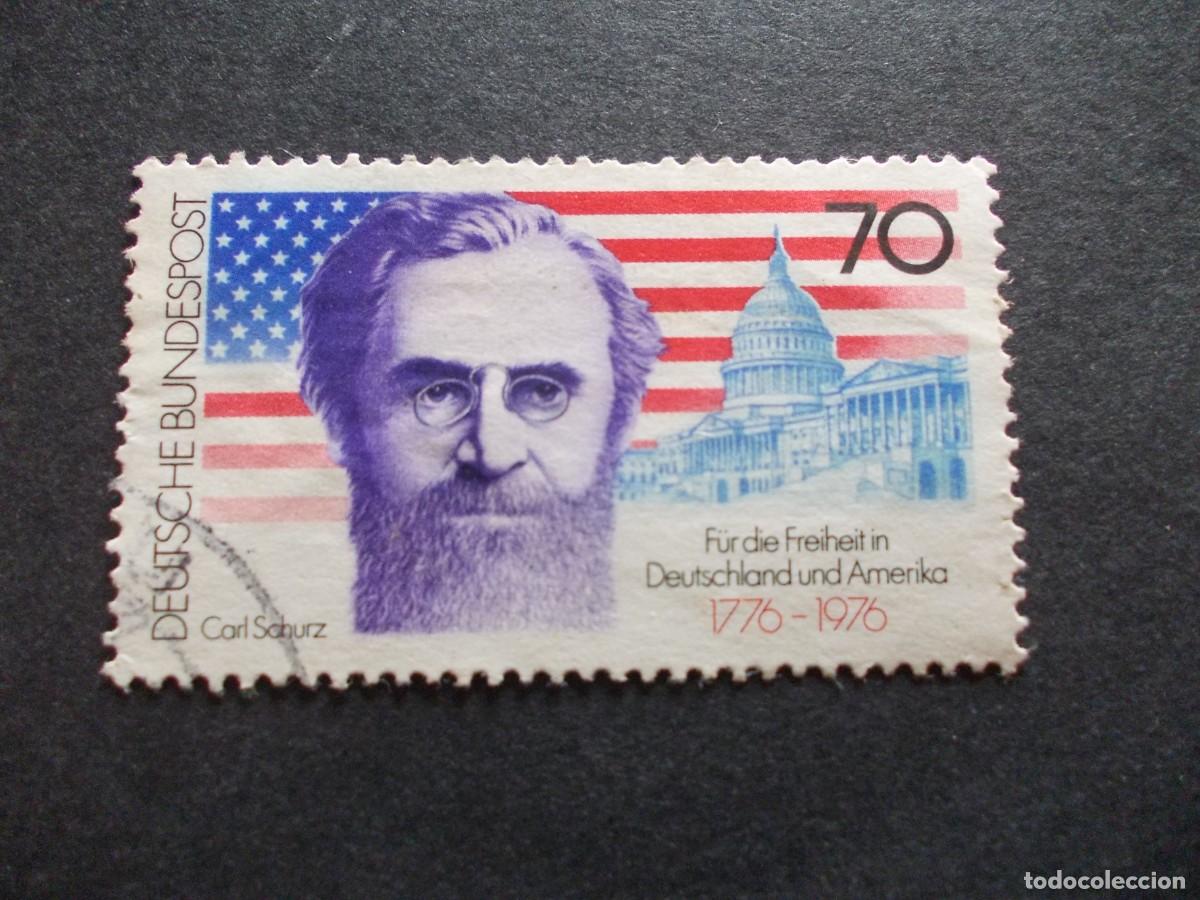 Sellos: Sello Carl Schurz 70 Alemania Estados Unidos bicentenario filatelia hist&oacute;rica