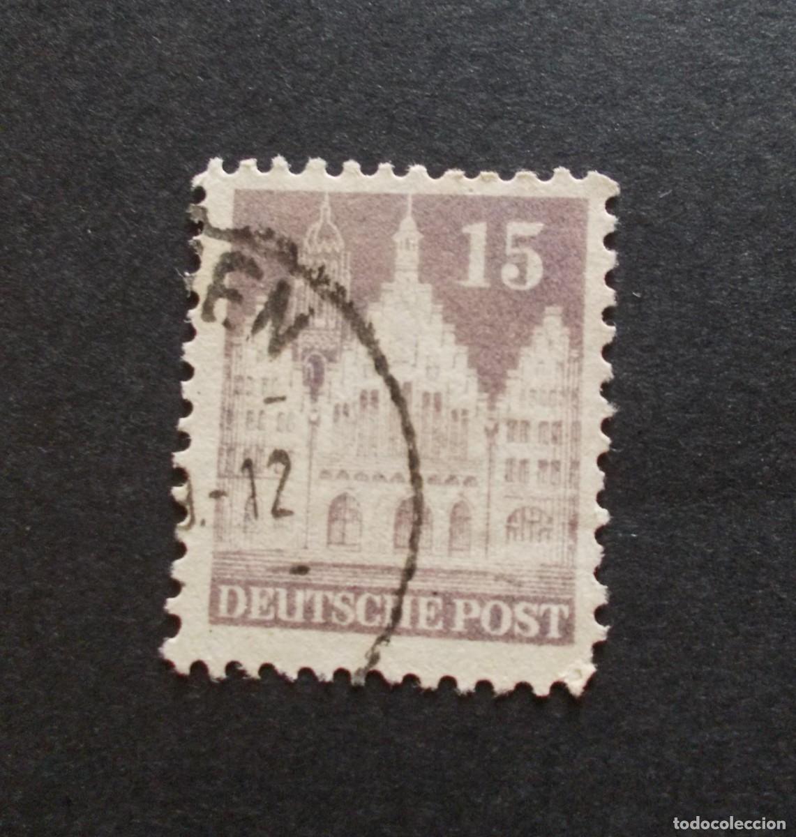 Sellos: Sello Deutsche Post 15 Alemania arquitectura hist&oacute;rica filatelia
