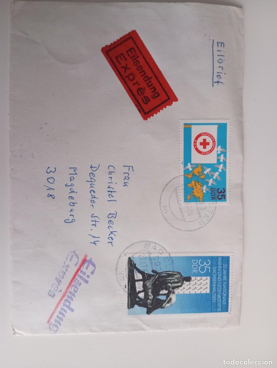Sellos: ALEMANIA, DDR, CORREO EXPR&Eacute;S, MARCAS FERROVIARIAS, VER DORSO Y DESCRIPCI&Oacute;N
