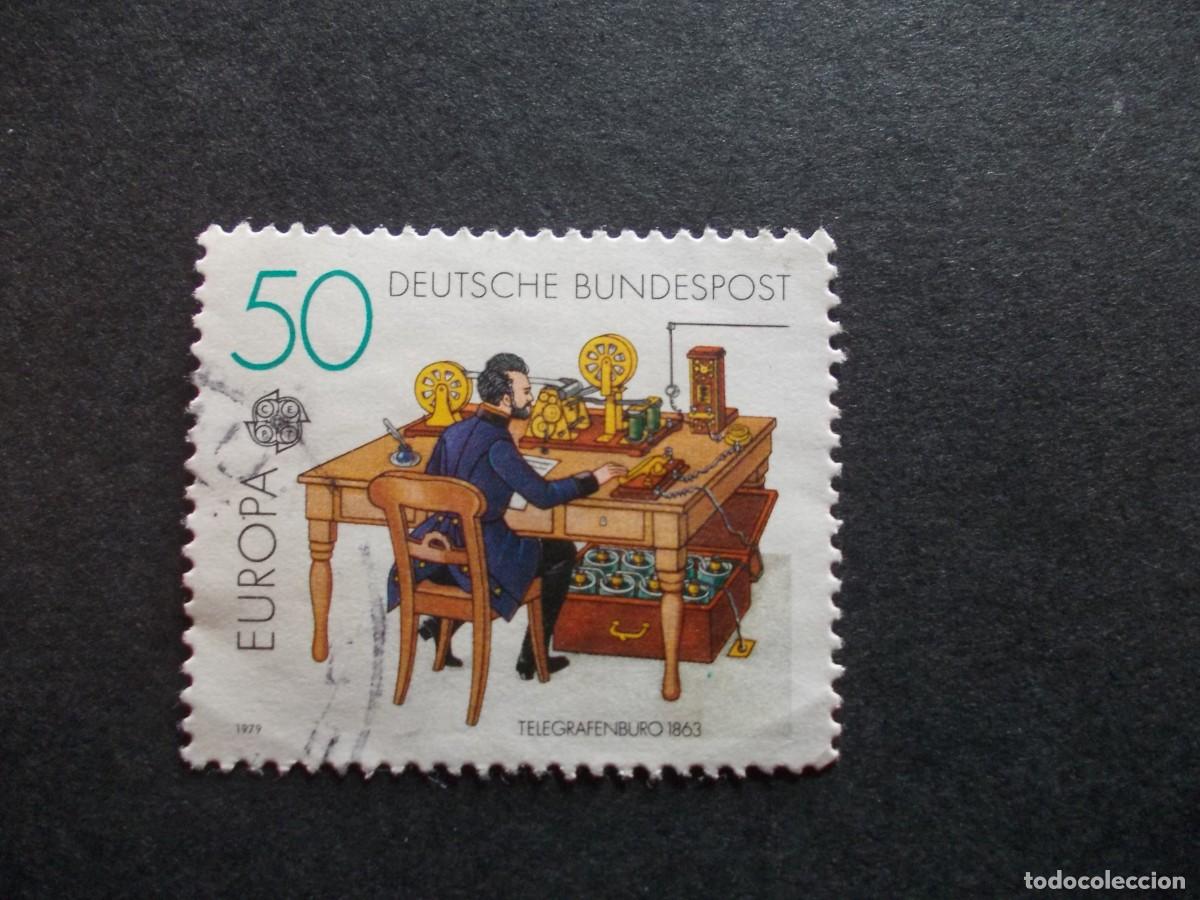 Timbres: Sello Telegrafenb&uuml;ro 1863 50 Alemania telecomunicaciones hist&oacute;ricas filatelia 1979