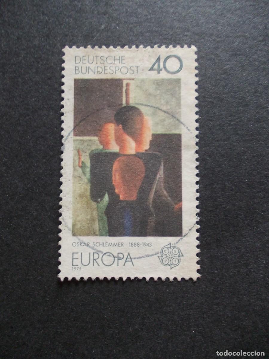 Francobolli: Sello Oskar Schlemmer 40 Alemania Bauhaus arte moderno filatelia CEPT 1975