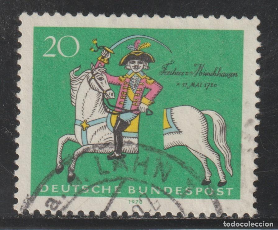 Sellos: ALEMANIA // YVERT 485 // 1970 ... USADO