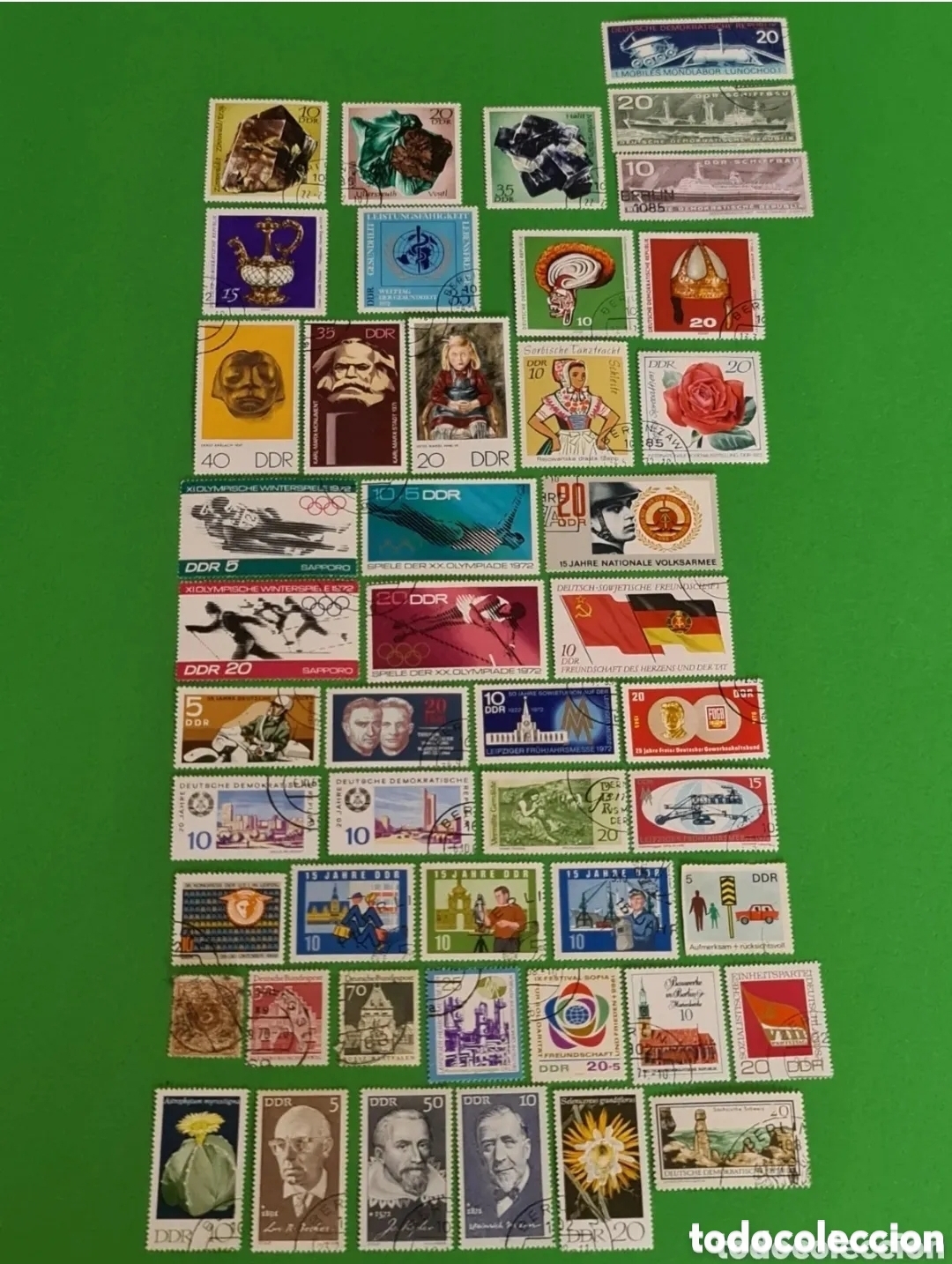 Stamps: Lote 47 sellos/ Antigua Rep&uacute;blica Democr&aacute;tica Alemana.