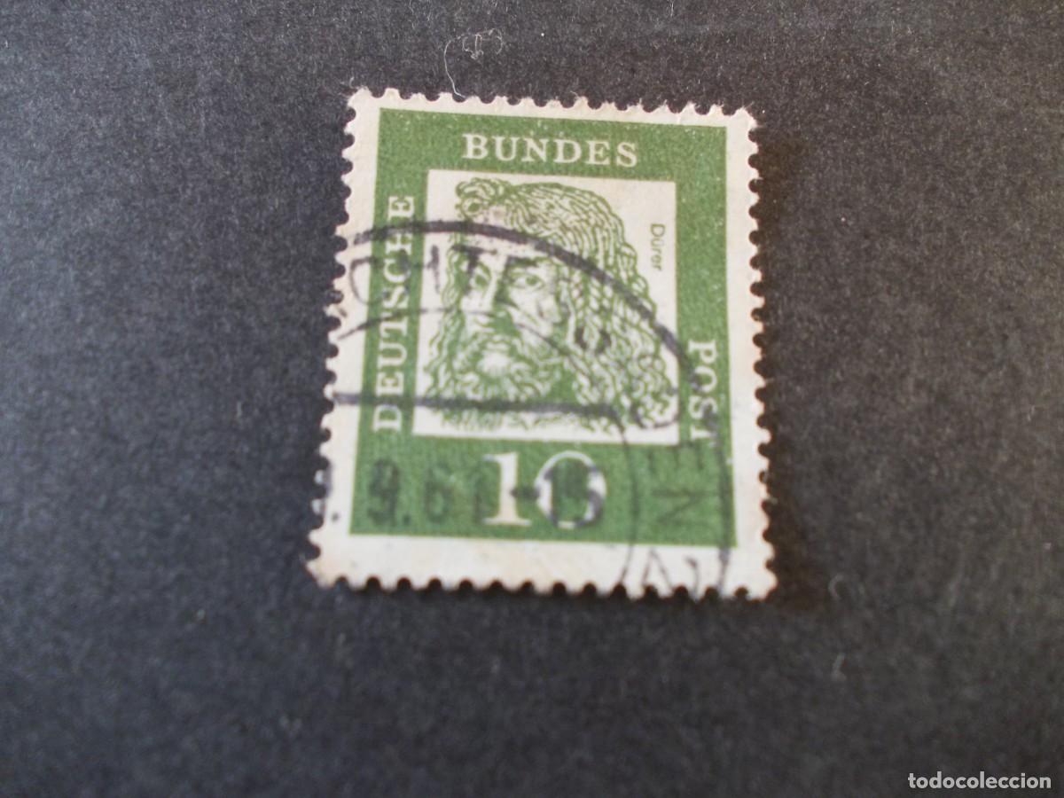 Timbres: Sello D&uuml;rer 10 Alemania arte renacentista filatelia RFA Republica Federal Alemana