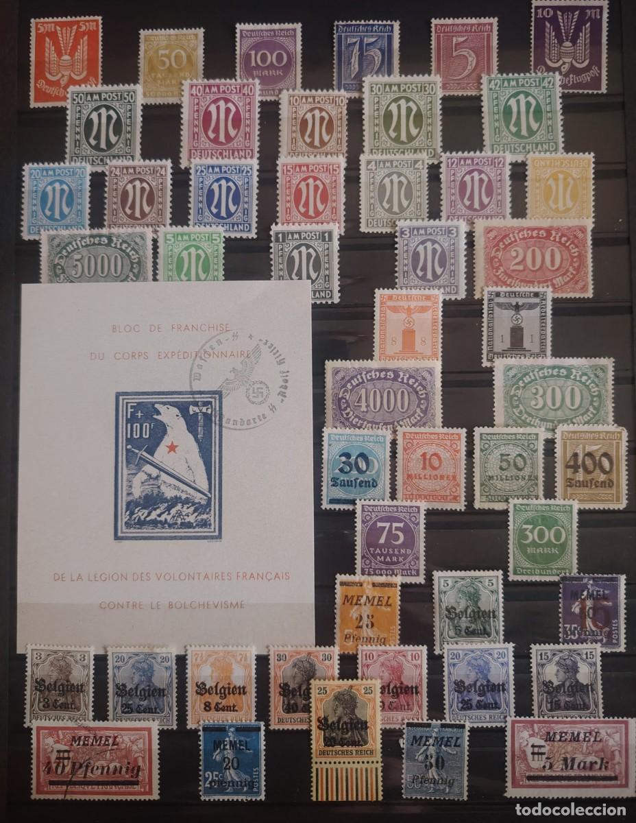 Timbres: LOTE ALEMANIA IMPERIO DEUTSCHE REICH 2&ordf; GUERRA MUNDIAL ALTO VALOR CATALOGO LOTE 1