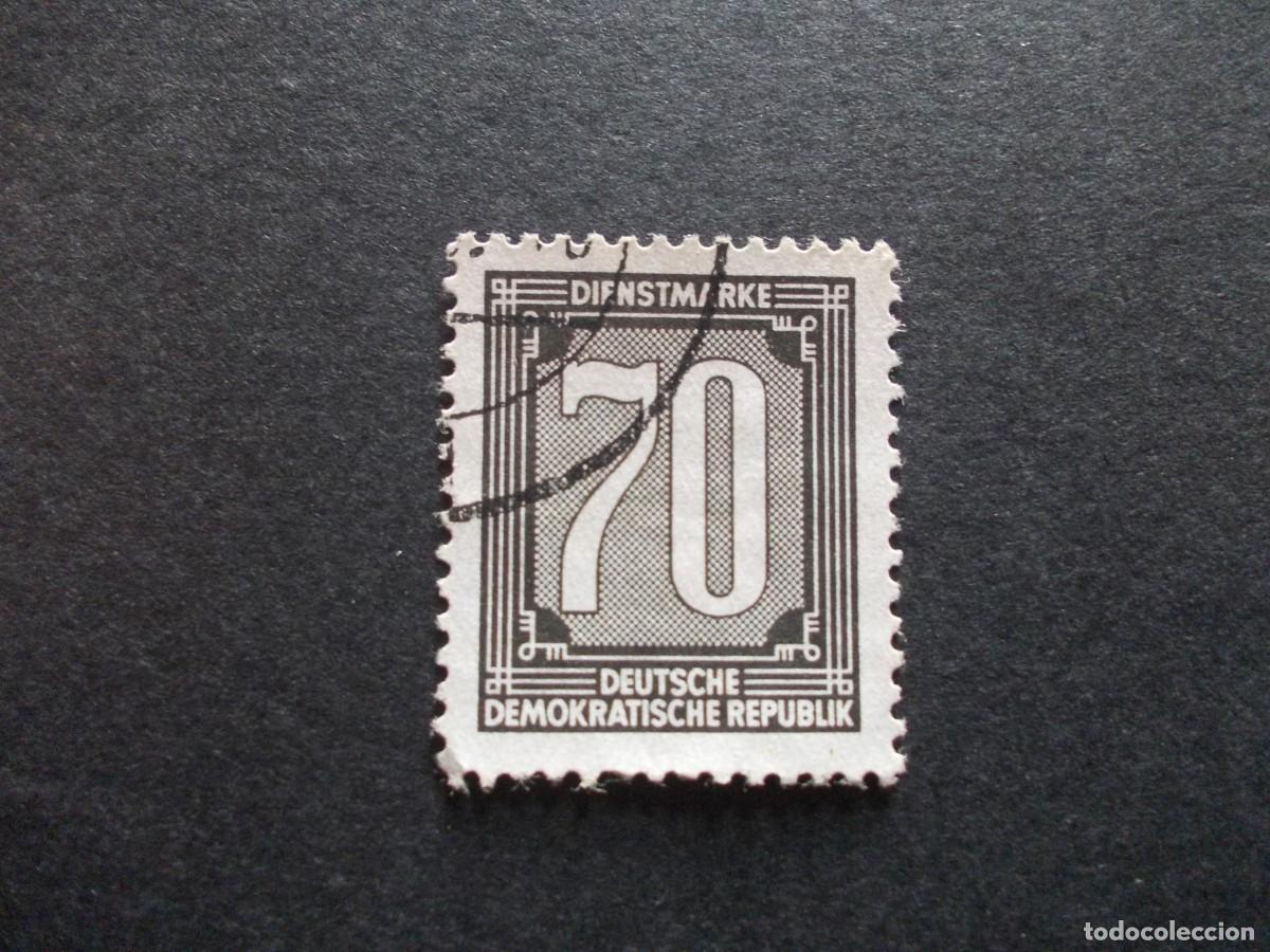 Timbres: Sello Dienstmarke 70 DDR Alemania Oriental oficial filatelia RDA