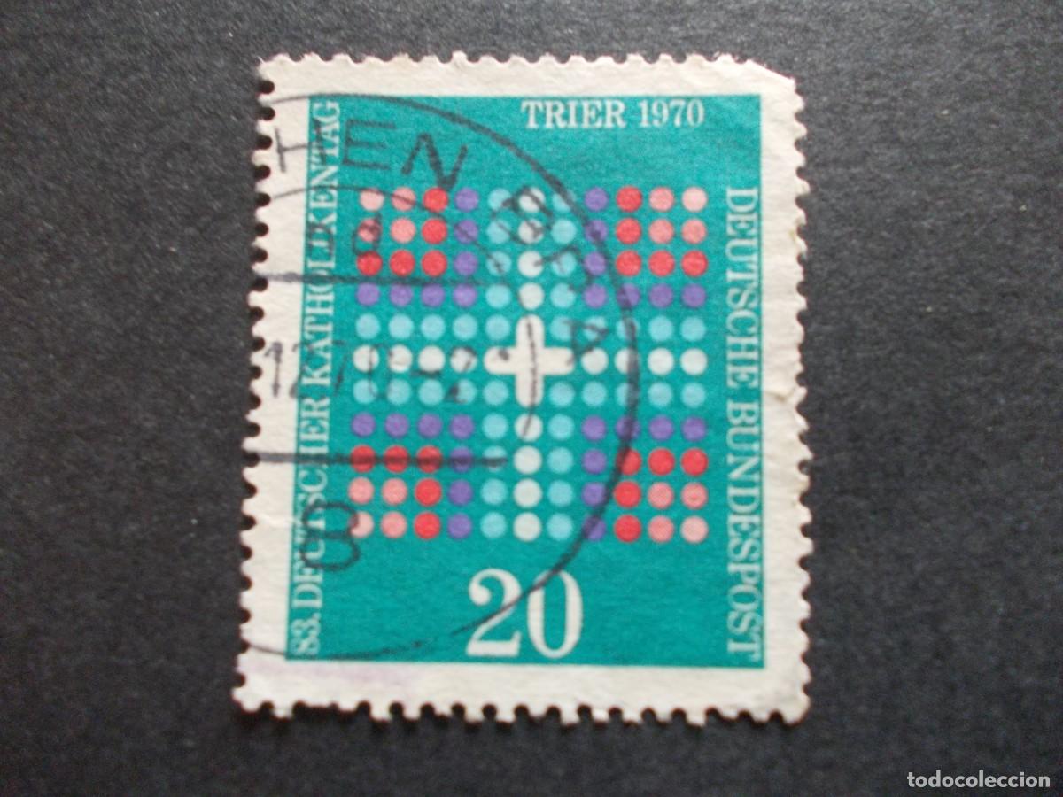 Timbres: Sello 83. Deutscher Katholikentag Trier 1970 20 Deutsche Bundespost Alemania evento religioso