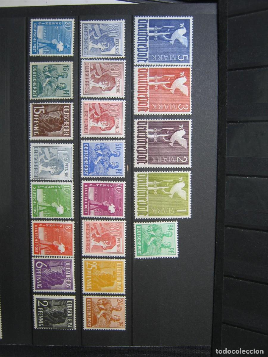 Sellos: ALEMANIA OCUPACI&Oacute;N INTERALIADA 1947 SERIE YVERT 32/52 MH*LUJO.