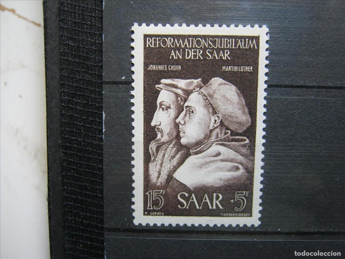 Sellos: ALEMANIA SARRE SAAR 1951 YVERT 295 MICHEL 308 MNH** SIN CHARNELA LUJO.