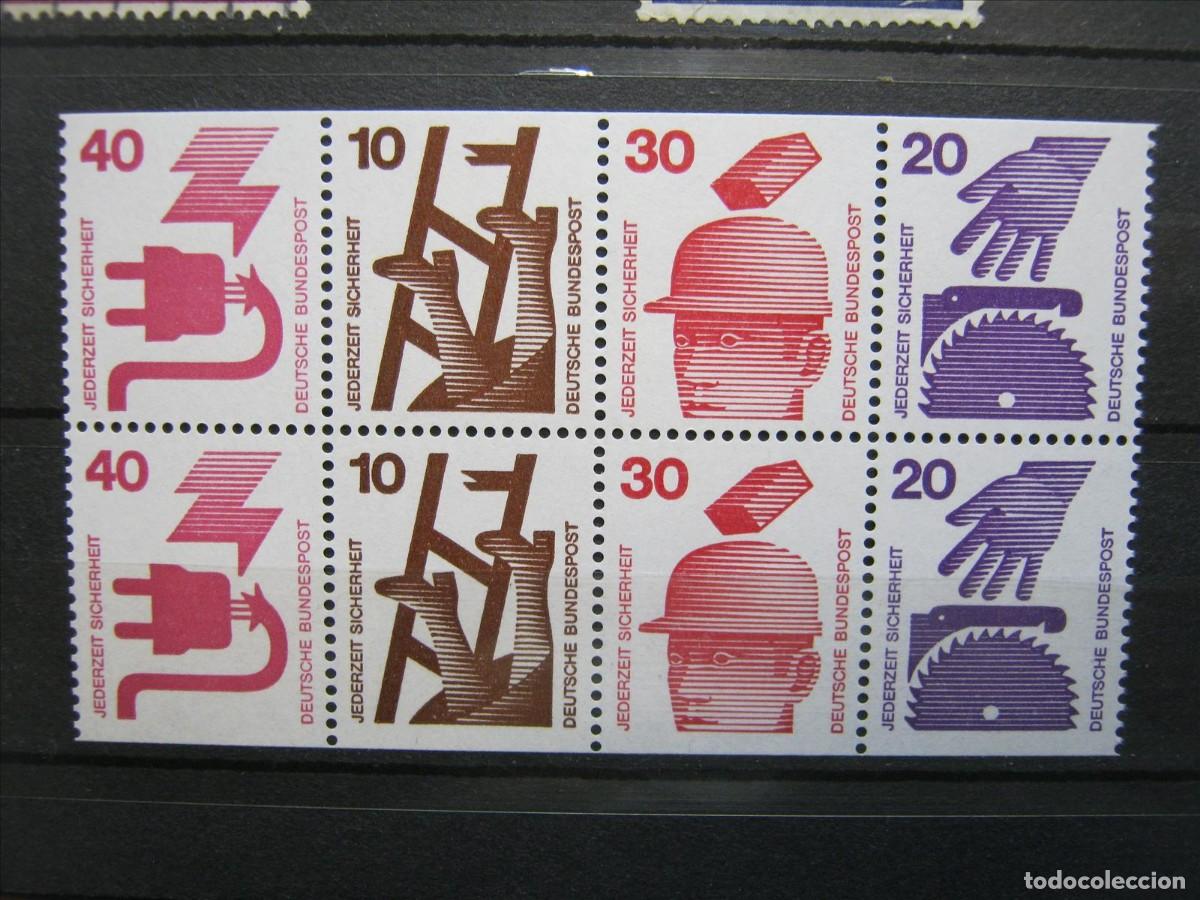 Stamps: ALEMANIA FEDERAL 1974 HOJA CARNET MICHEL HB 25 MNH** SIN CHARNELA LUJO.