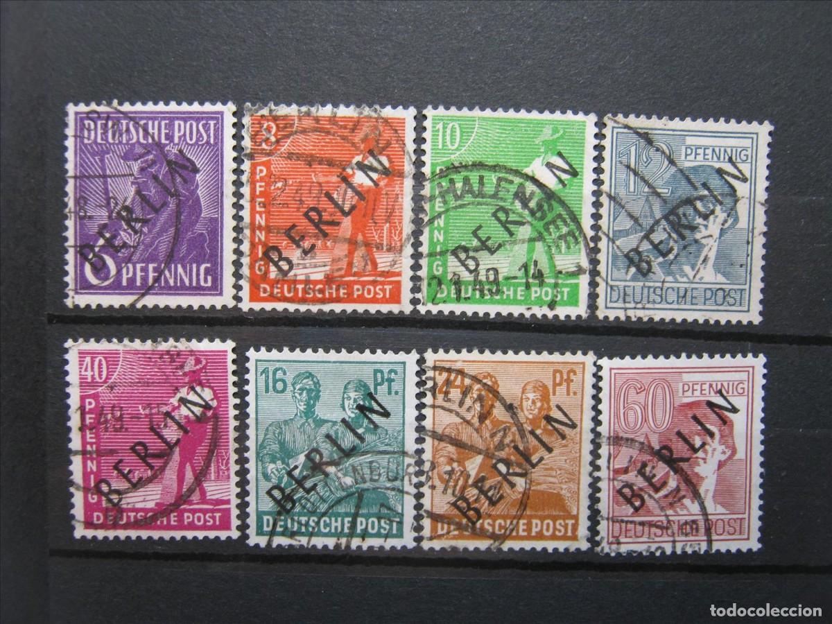 Selos: BERL&Iacute;N 1948 YVERT LOTE USADO PERFECTOS.