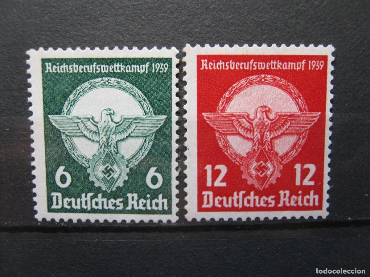 Selos: ALEMANIA IMPERIO REICH 1939 SERIE YVERT 630/631 MH* LUJO.