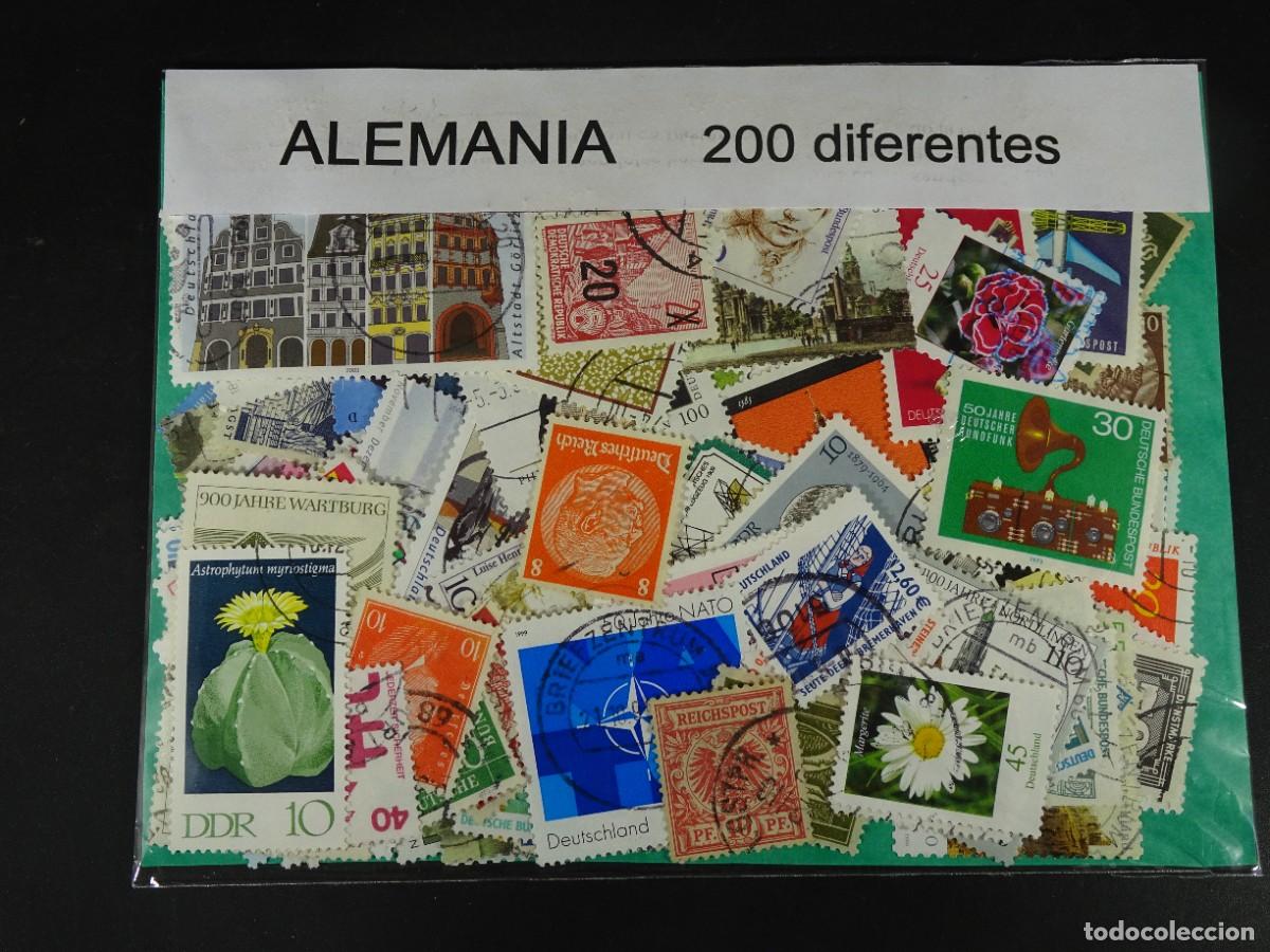 Sellos: ALEMANIA 200 SELLOS DIFERENTES, VER FOTOS