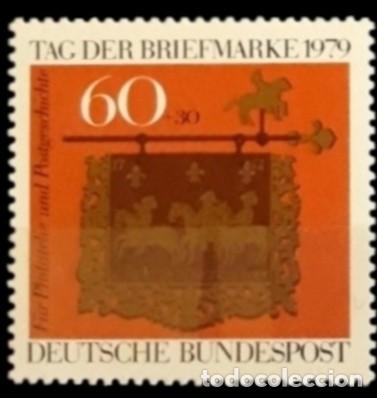 Sellos: ALEMANIA 1979 D&iacute;a del sello. NUEVO - MNH.