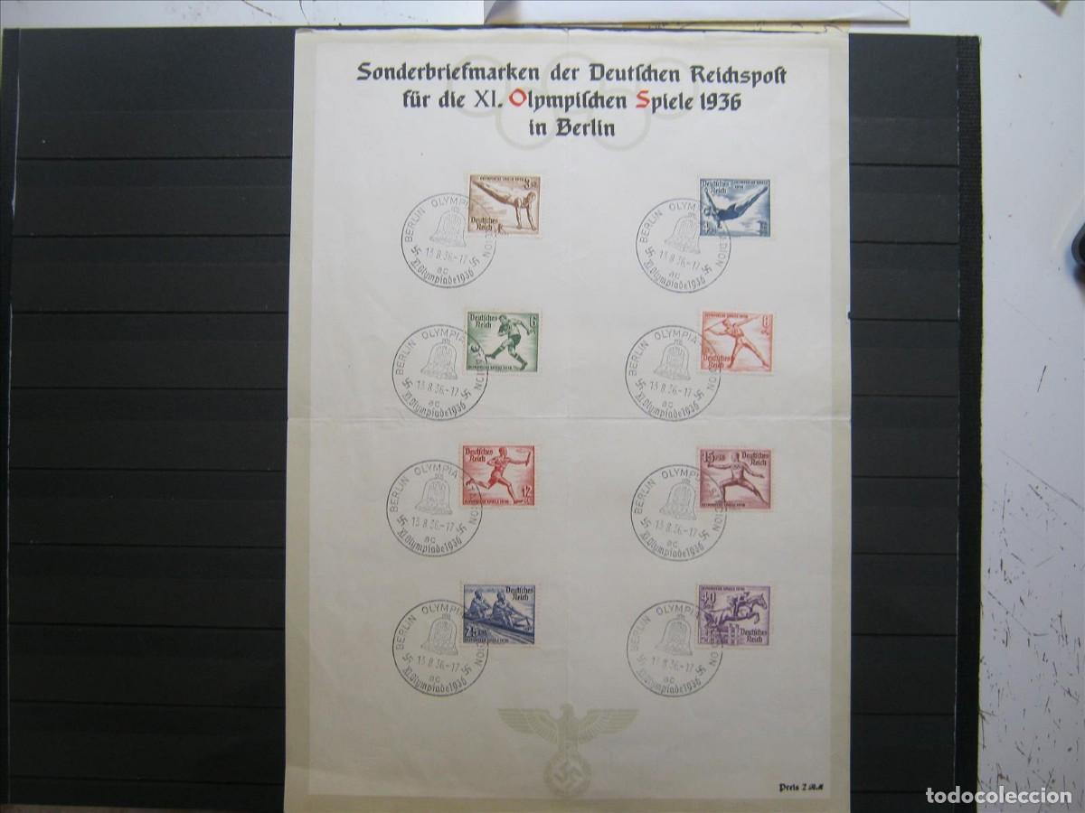 Selos: ALEMANIA IMPERIO REICH SERIE YVERT 565/572 EN EMISI&Oacute;N CONMEMORATIVA MUY CHULO.