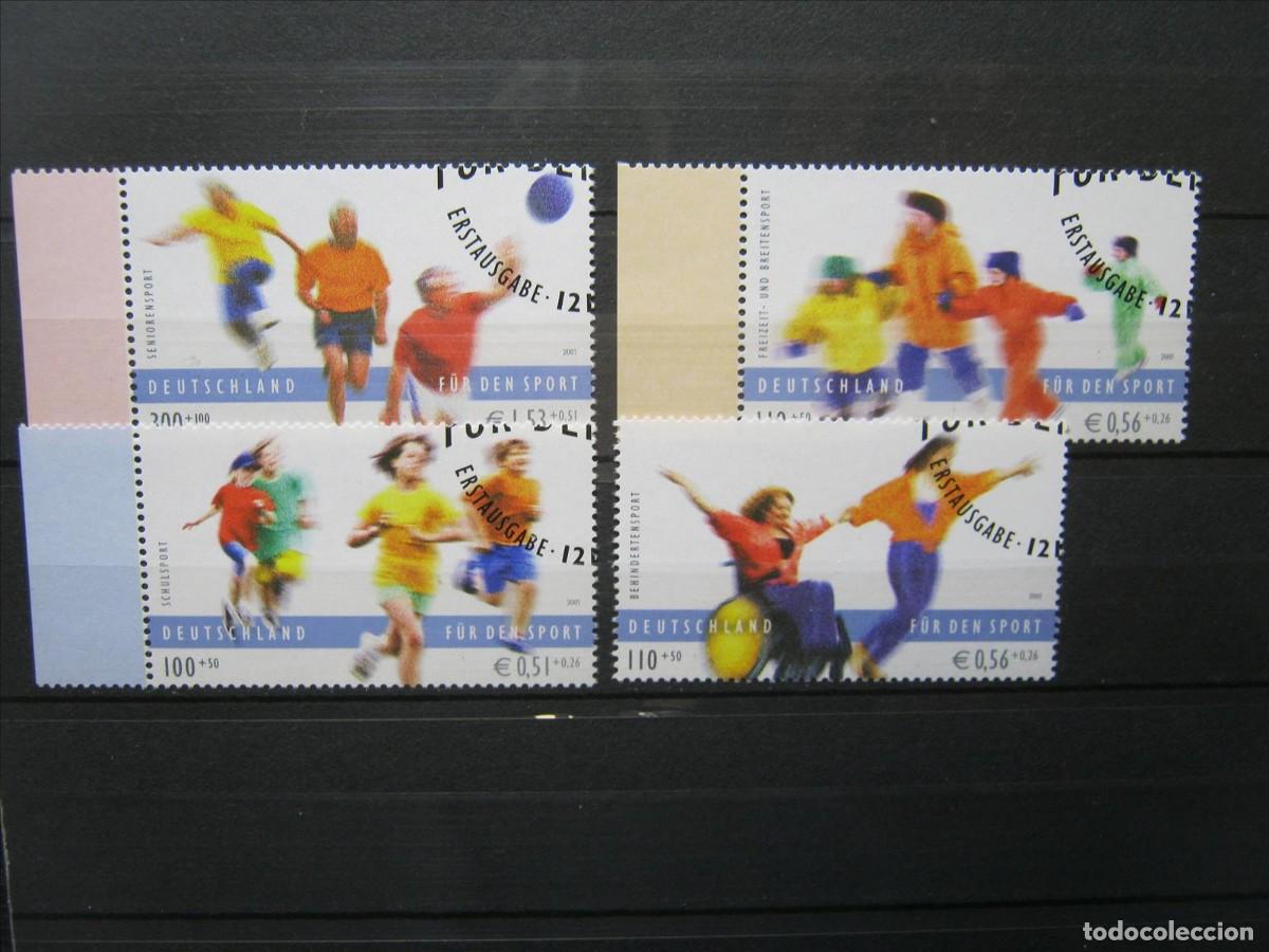 Selos: ALEMANIA 2001 DEPORTES SERIE YVERT 1997/2000 USADOS EN LUJO.