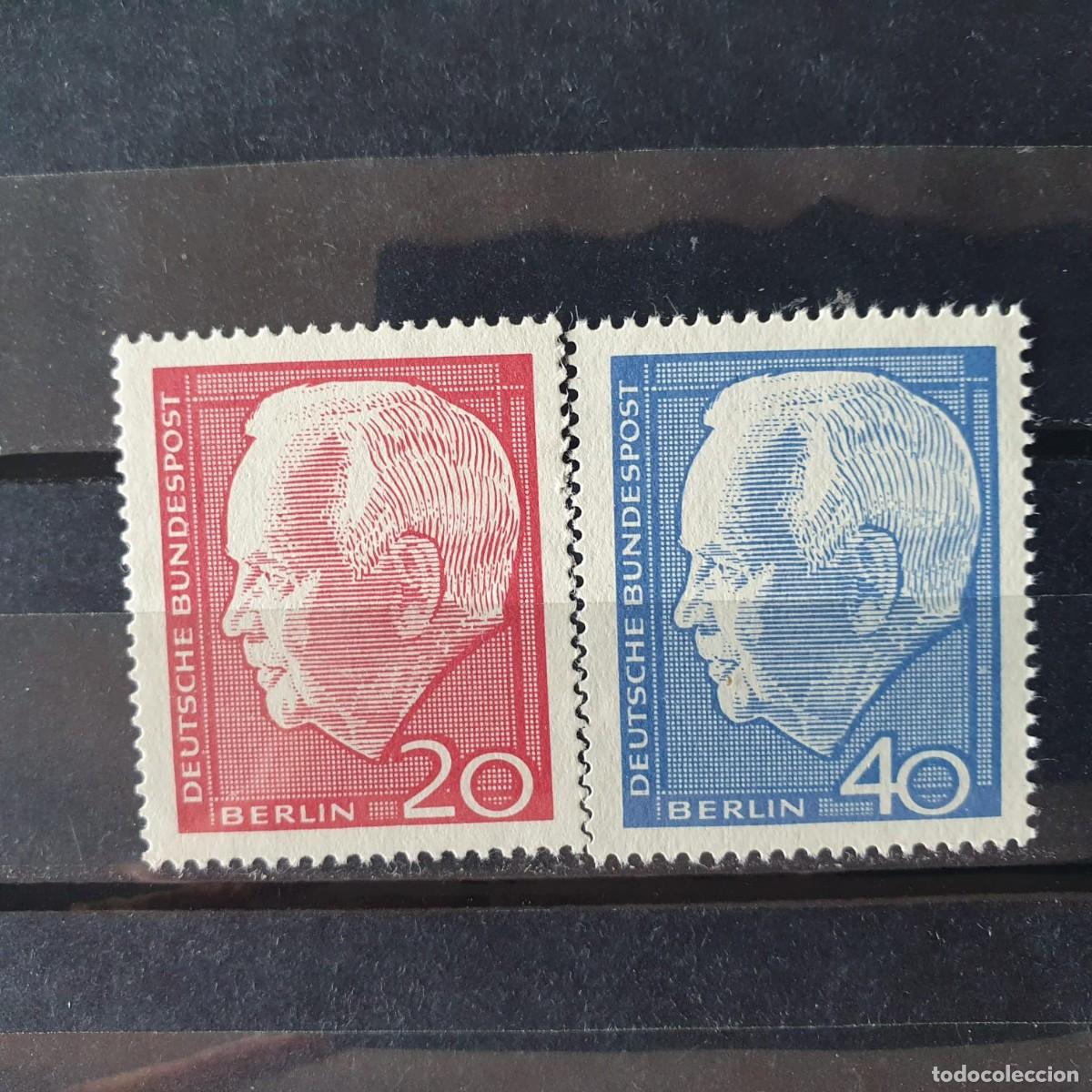 Sellos: ALEMANIA BERLIN YVERT NUM. 211/212 ** SERIE COMPLETA