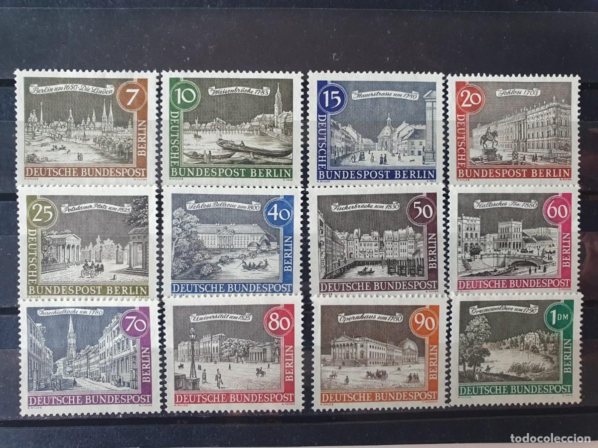 Sellos: Alemania Berl&iacute;n 1962-63 - Yvert 196/207 **
